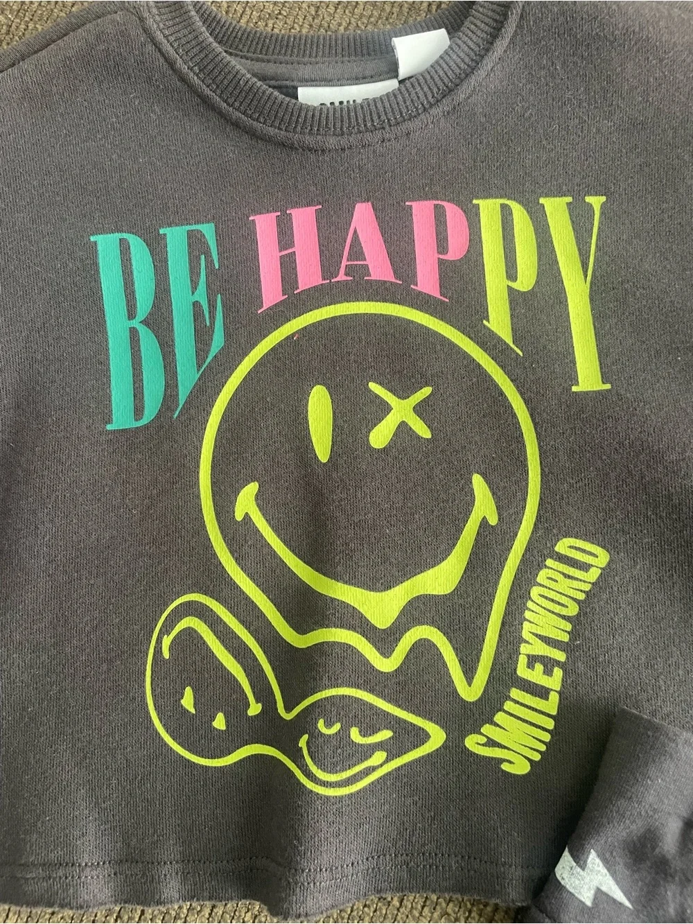NWT Girl’s Smiley World 2-Piece Long Sleeve Set Size 12M